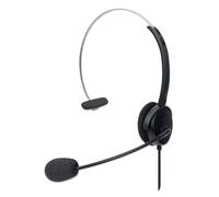 Manhattan 180504 cuffia e auricolare Cablato A Padiglione Ufficio USB tipo A Nero