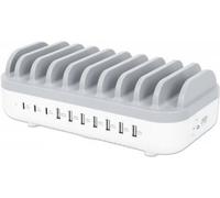 Manhattan 180856 organizzatore per stazioni di carica Da tavolo Plastica Bianco NEW