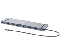 Manhattan Docking Station USB-C™ 12-in-1 4K Triplo Monitor con MST