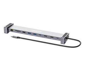 Manhattan 190398 replicatore di porte e docking station per laptop Cablato USB 3.2 Gen 1 (3.1 Gen 1) Type-C Grigio - Nouvo