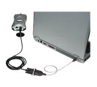 Manhattan 205146 cavo seriale Nero, Trasparente 0,45 m USB tipo A D-Sub (DB-9)