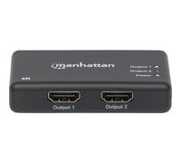 Manhattan Splitter HDMI 4K UHD 3D con LED 2 vie