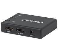 Manhattan Splitter HDMI 4K UHD 3D con LED 4 vie