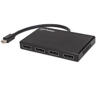 Manhattan Splitter Hub Mini DisplayPort a 4 porte DisplayPort con MST