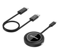 Manhattan 208420 moltiplicatore AV Trasmettitore e ricevitore AV Nero (1080P WIRELESS HDMI/USB-C KIT- - 2-PIECE HDMI/USB-C TRANSMIT)