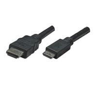 Manhattan 304955 cavo HDMI 1,8 m HDMI tipo A (Standard) HDMI Type C (Mini) Nero NEW