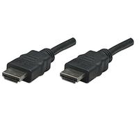 Manhattan 322539 - Cavo HDMI ad alta velocità, 10 m, colore: Nero