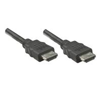 Manhattan 323192 HDMI Cavo Spina HDMI-A, Spina HDMI-A 1.00 m Nero Schermatura