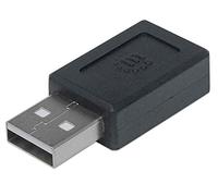 Manhattan 354653 Adattatore USB 2 Tipo a Maschio a USB Tipo C Femmina