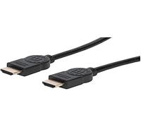 Manhattan Cavo HDMI 354837 – High Speed con Ethernet 1 m Tipo A Nero