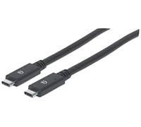 Manhattan Cavo USB-C Manha-354905 USB 3.2 Gen 1 SuperSpeed Maschio/Maschio 2m Nero