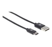 Manhattan 354936 Cavo USB USB 2.0 Spina USB-A, Spina USB-C® 3.00 m Nero