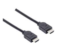 Manhattan 355308 HDMI Cavo Spina HDMI-A, Spina HDMI-A 1.50 m Nero UHD 4K; Cavo