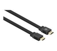 Manhattan 355636 HDMI Cavo Spina HDMI-A, Spina HDMI-A 5.00 m Nero UHD 4K;, dop