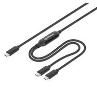 Manhattan 355810 Cavo USB 2 m USB C 2 x USB C Nero