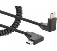Manhattan 356213 cavo USB 1 m USB C Nero (USB-C TO USB-C CABLE CURLY 1M- - MALE/MALE BLACK USB 2.0) NEW