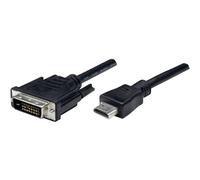 Manhattan 372503-CG HDMI / DVI Cavo adattatore Spina HDMI-A, Spina DVI-D 24+1po