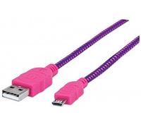 Manhattan 394031 Cavo MicroUSB 2.0 (B Maschio)