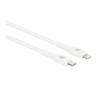 Manhattan 394512 Cavo USB Spina USB-C®, Connettore Apple Lightning 1.00 m Bianc