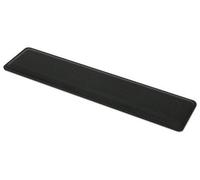 Tappetino Poggiapolsi Ergonomico in Gel per Tastiera Nero - Manhattan ICA-KP 10-BKMH