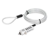Manhattan 440301 cavo di sicurezza Argento 1,8 m (UNIVERSAL LAPTOP LOCK 1.8M- - KENSINGTON NOBLE WEDGE NANO)