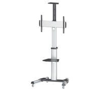 Manhattan 461245 Supporti a parete per TV 177,8 cm [70] Pavimento Nero, Argento