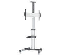 MANHATTAN 461245 - TV-Ständer mit Rollen, 37'' - 70'', max. 50 kg, silber