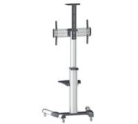 MANHATTAN 461245 - TV-Ständer mit Rollen, 37'' - 70'', max. 50 kg, silber