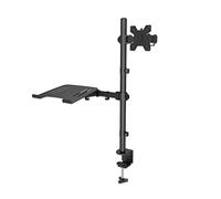 Manhattan Supporto da Scrivania Braccio per Monitor 13-32'' e Mensola per Laptop