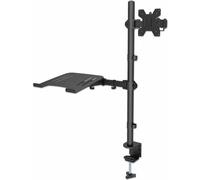 Manhattan 462136 supporto da tavolo per Tv a schermo piatto 81,3 cm [32] Morsa Nero (Monitor/Laptop DeskMount,100mm) NEW