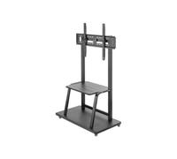 Manhattan 462334 Supporto TV a parete 2,54 m [100] Nero (TV/MONITOR TROLLEY STAN