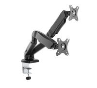 Manhattan 462501 supporto da tavolo per Tv a schermo piatto 81,3 cm [32] Nero Scrivania (Dual Desk Mount Clamp,27100mm 9kg) NEW