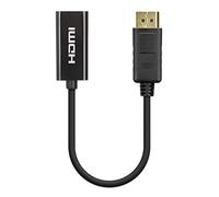 Manhattan 153713 adattatore per inversione del genere dei cavi DisplayPort HDMI Nero