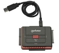 Manhattan 179195 replicatore di porte e docking station per laptop USB tipo A Nero