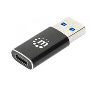 Manhattan Adattatore Convertitore USB 3.2 USB-A Maschio a USB-C™ Femmina