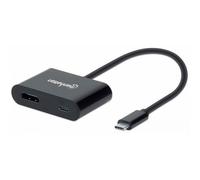 Manhattan Adattatore Convertitore USB-C™ M a DisplayPort F con Power Delivery
