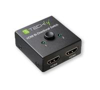 Manhattan adattatore HDMI 2.0 4K 60Hz 2 uscite nero