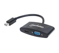 Manhattan Adattatore Mini DisplayPort 2-in-1 4K HDMI VGA
