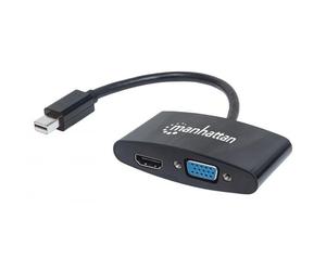 Manhattan Adattatore Mini DisplayPort 2-in-1 4K HDMI VGA