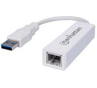 Manhattan Adattatore USB 3.0 con porta Ethernet LAN 1Gbps IDATA USB-ETGIGA3