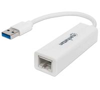 Manhattan Adattatore USB 3.0 con porta Ethernet LAN 1Gbps IDATA USB-ETGIGA3