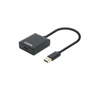 Manhattan Adattatore 153690 USB-A > HDMI 1080p, nero, 15 cm