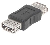 MANHATTAN Adattatore USB-A Femmina USB-A Femmina Nero