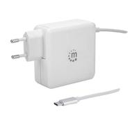 Manhattan Alimentatore 60W USB con Cavo USB-C™ Bianco