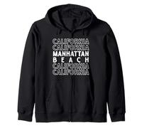 Manhattan Beach California LA CA per Uomo Donna. Felpa con Cappuccio