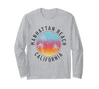 Manhattan Beach California retrò Vintage Surf Maglia a Manica