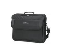 Manhattan Laptop Shoulder Bag Carrying Case - Slim Briefcase Style, Clamshell Op