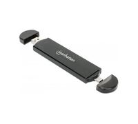 Box esterno hard disk Manhattan I CASE USB31C NGFFM2 USB C e USB A Bla
