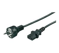Manhattan C13 F a Schuko power cable 1 m Black