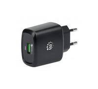 Manhattan Caricatore USB da Muro QC3.0 18W Quick Charge™ Nero